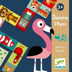 Domino puzzle animal