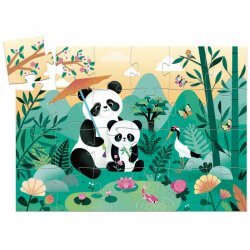 Puzzle silueta panda